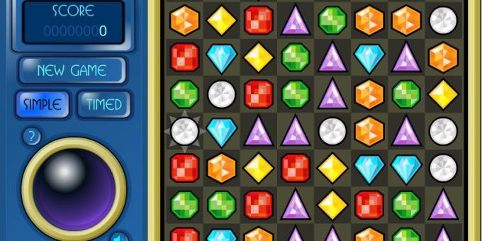 Flash hry: Bejeweled