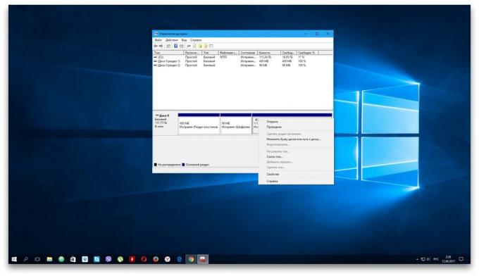 Windows-PC nevidí pevný disk: menu "Správa diskov"