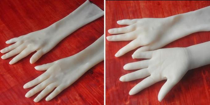 Realistické rukavice