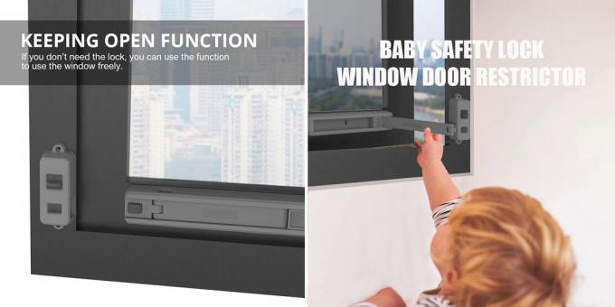 Ako zaistiť bezpečie detí doma: zámok okna