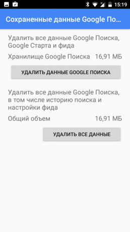 Údaje odobrať Google Pixel XL app