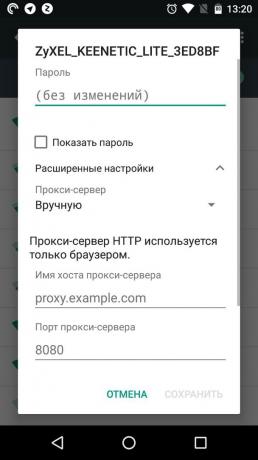 Ako nakonfigurovať proxy server v Androide