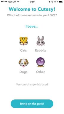 Cutesy pre iOS - najviac pozitívna sociálna sieť
