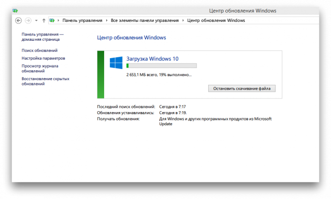 Windows 10 aktualizácia