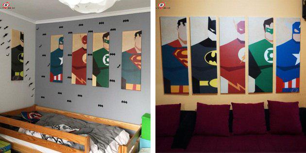 Plagáty s superhrdinovia