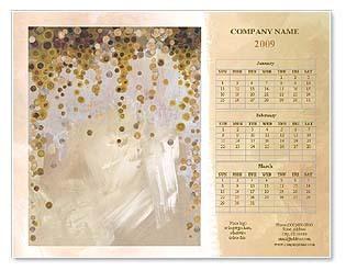 Zbierka voľných šablón pre kalendáre a brožúr