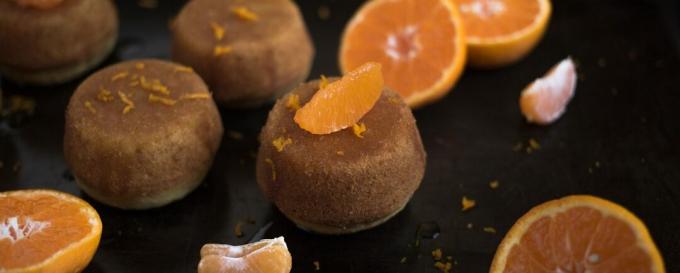 Mandarínkové muffiny s citrusovým sirupom