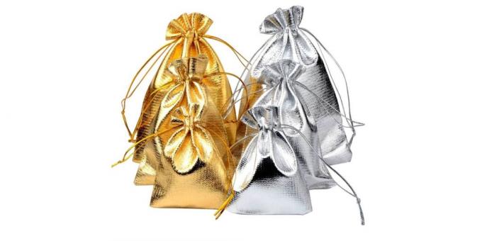 Darčekové balenie: lesklá taška