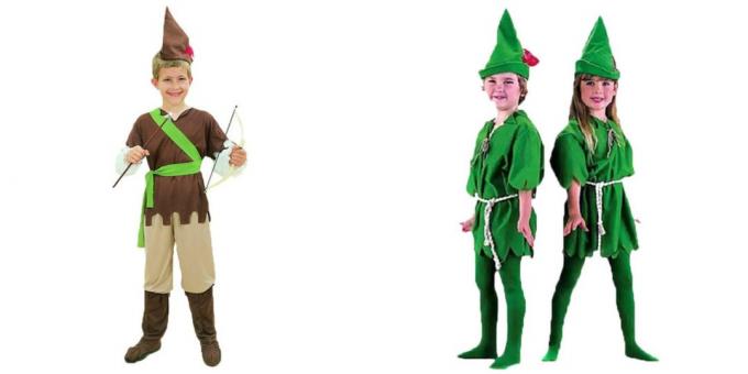 Nový rok kostýmy pre deti: Robin Hood