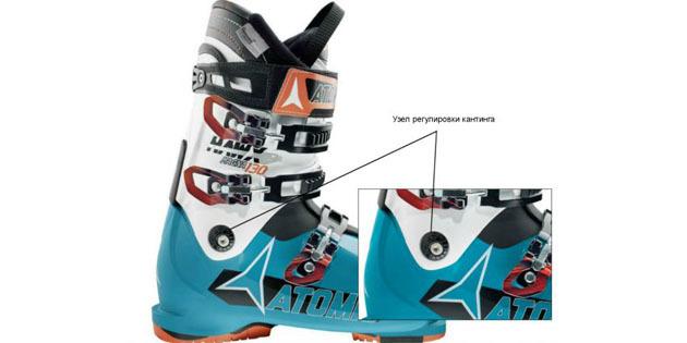 Ako si vybrať lyžiarske topánky: Node canting nastavenie