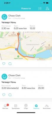 Mobilná aplikácia Prehľad RunKeeper pre iPhone