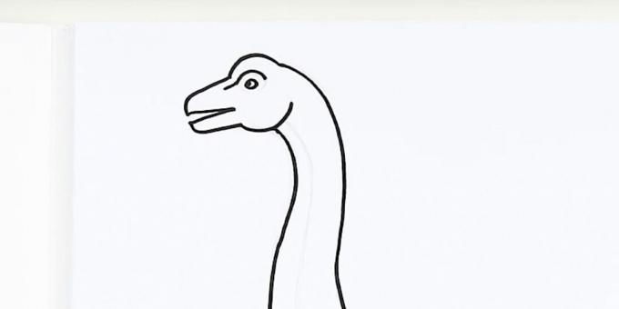 Nakreslite hlavu dinosaura