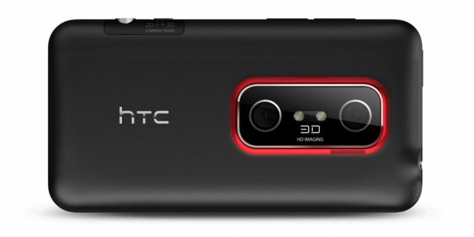 Duálne fotoaparáty na zariadení HTC Evo 3D