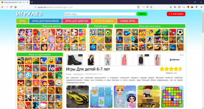 "Igrulez": vývoj internetovej stránky pre deti 6 a 7 rokov