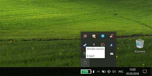 Ako sa čistí systému Windows: MiniBin