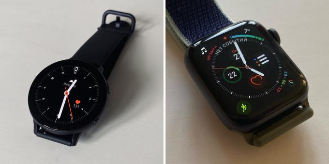 Samsung Galaxy Watch Active 2: Porovnanie s Apple Watch Series 5