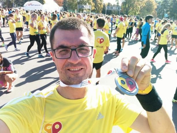 Alexander Khoroshilov na moskovskej maratón