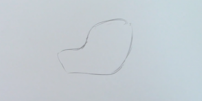Nakresliť obrys hlavy jednorožca