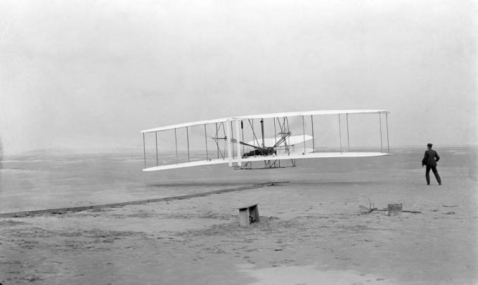 Veľký vynález lietadlo Wright bratia