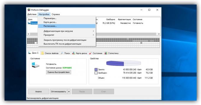 Defragmentácia disku v systéme Windows XP s použitím Defraggler