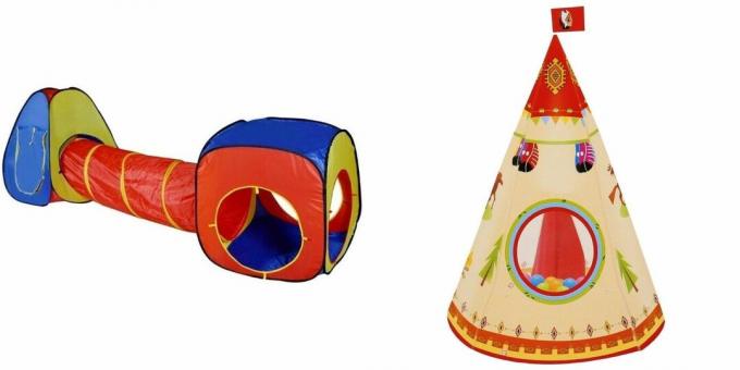 Darčeky k narodeninám 5-ročného chlapca: Hrajte stan