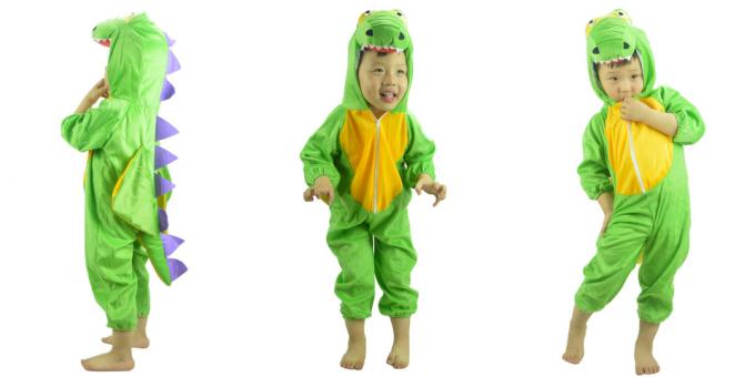 Kostýmy pre Halloween: dinosaurov