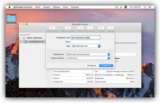 Ako dať heslo u zložky v systéme MacOS