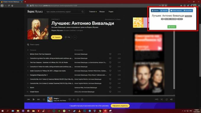 Stiahnite si hudbu z Yandexu. Hudba ": Yandex Music Fisher