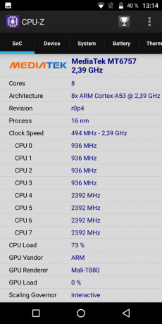 Vernejšie MIX 2: CPU