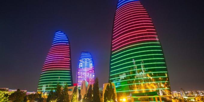 "Flame Towers" v Azerbajdžane