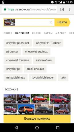 "Yandex": Vyhľadávanie podľa obrázka