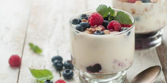 Aké potraviny obsahujú jód: jogurt
