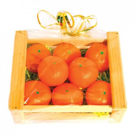 Darčeky pre Nový rok: mandarínka mydlo