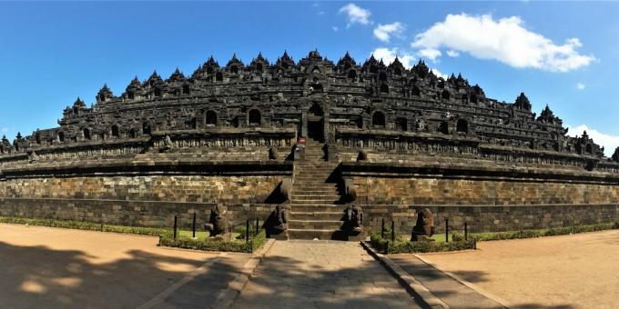 architektonické pamiatky: Borobudur