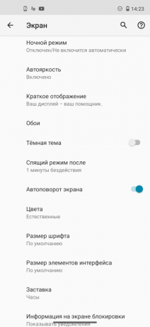 Motorola Moto G8: obrazovka