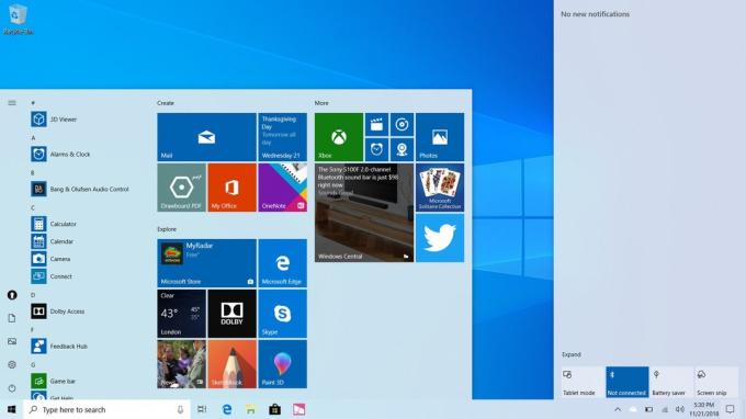 Jarná aktualizovať na verziu Windows 10: nové svetlo tému