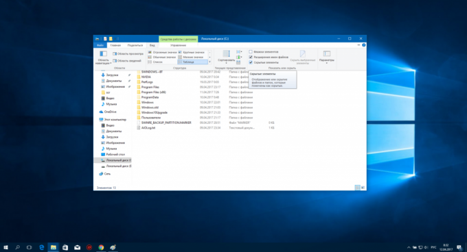 Konfigurácia systému Windows 10: Skryté predmety a prípony súborov