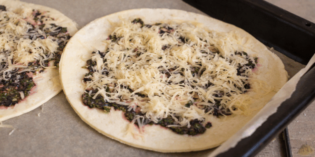 tortilla pizza: varenie