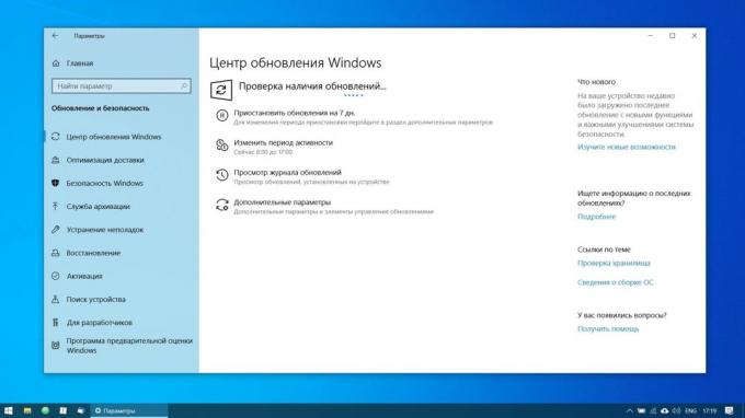 Konfigurácia systému Windows 10: Inštalácia aktualizácie