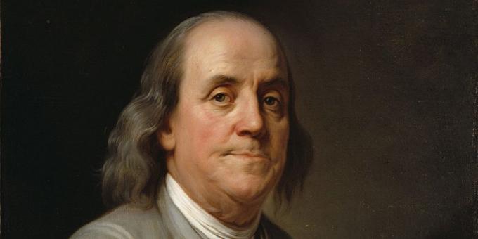 ranný rituál: Benjamin Franklin