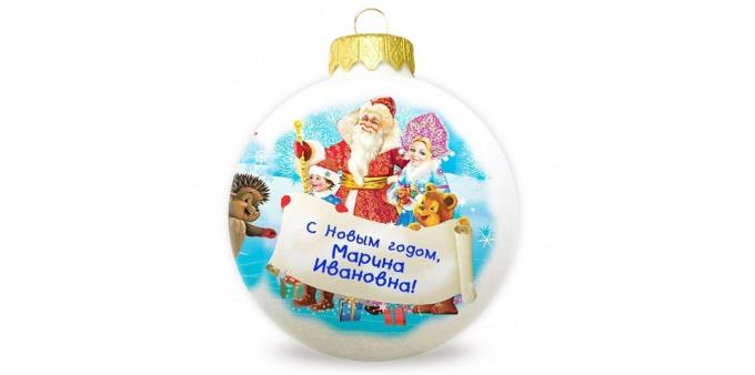 Darčeky pre Nový rok: nominálne vianočný stromček