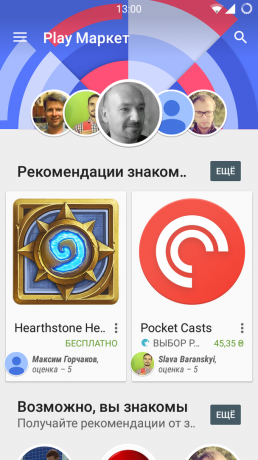 Play voľba Google priateľov