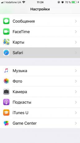 Ako vymazať cache iOS