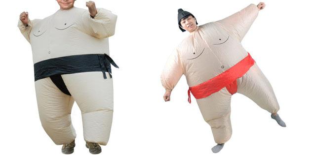Nafukovacie sumo zápasník suit