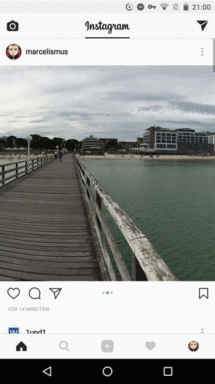Ako publikovať panorama v Instagram