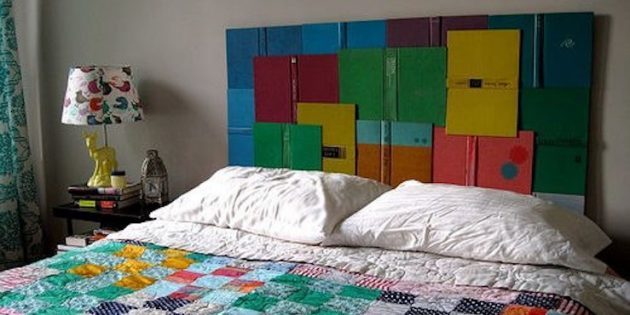farebné akcenty v interiéri: posteli
