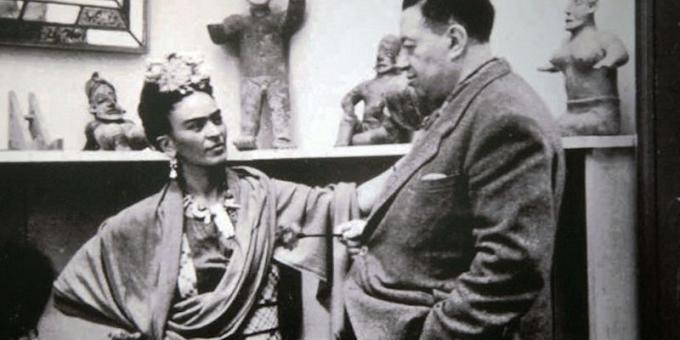 Frida Kahlo a jej manžel Diego Rivera