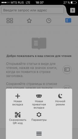 Firefox pre iOS: QR-scanner