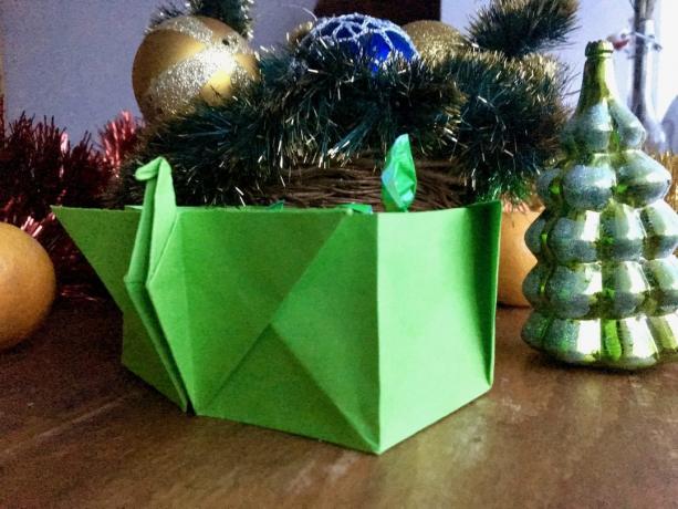 vianočné origami