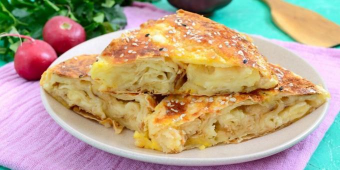 Burek so syrom lavash